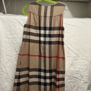 Sleeveless Plaid Dress